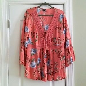 NWOT. Torrid baby doll tunic top